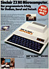[German ZX80 advert]